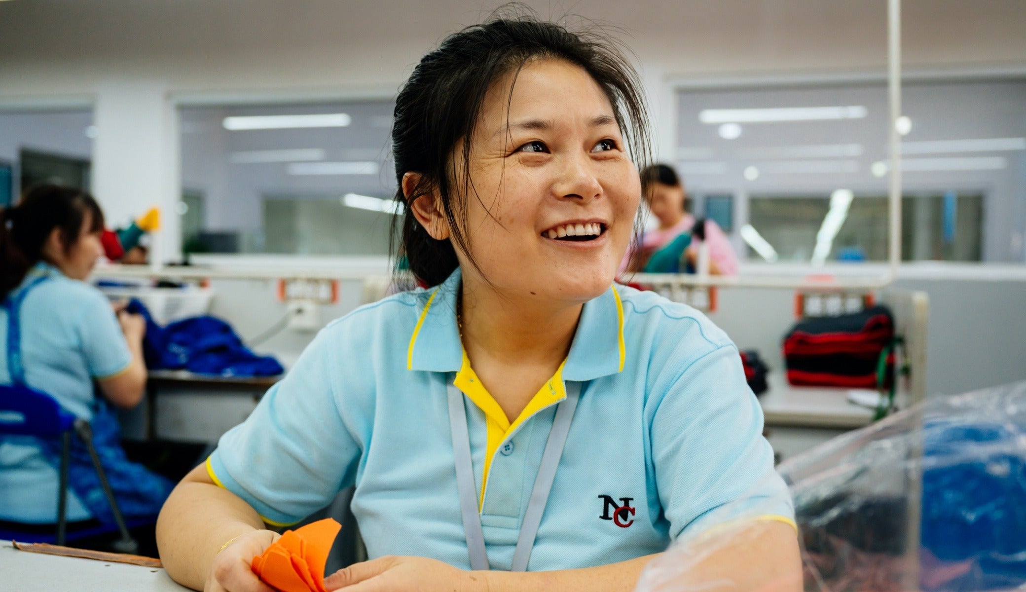 Chun Lin Li was able to save more money for her family after receiving a grocery store gift certificate 